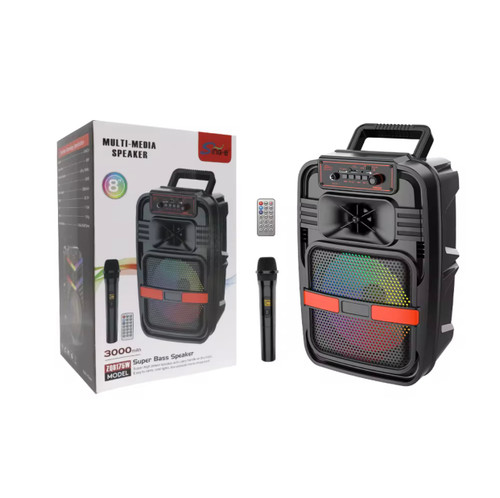 اسپیکر بلوتوثی قابل حمل چمدونی ضد کیو اس zqs-8175w